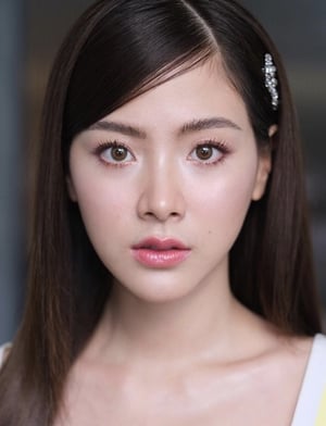 Kiểu tóc ép thẳng đảo ngôi thời thượng tăng vẻ nữ tính cho Baifern