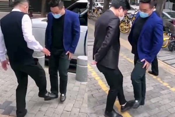 Cách chào hỏi mới lạ của một số người dân Trung Quốc.