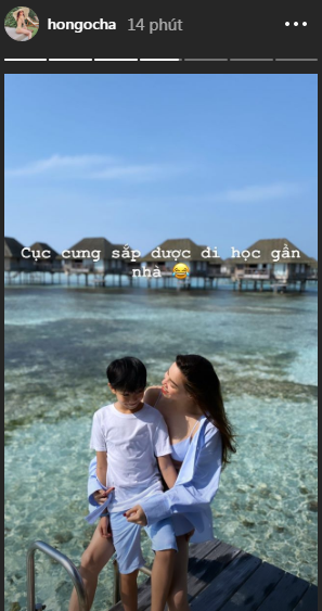 Nhưng có vẻ nữ ca sĩ chỉ đang chuẩn bị mua nhà để tiện cho việc học hành của con trai Subeo.