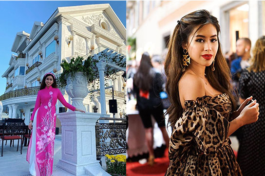 Rich kid Tiên Nguyễn sở hữu nhan sắc xinh đẹp, quyến rũ, nước da nâu và nụ cười tươi rói...