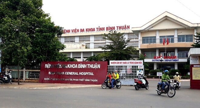 Bệnh viên Đa khoa tỉnh Bình Thuận. Ảnh: Zing.vn