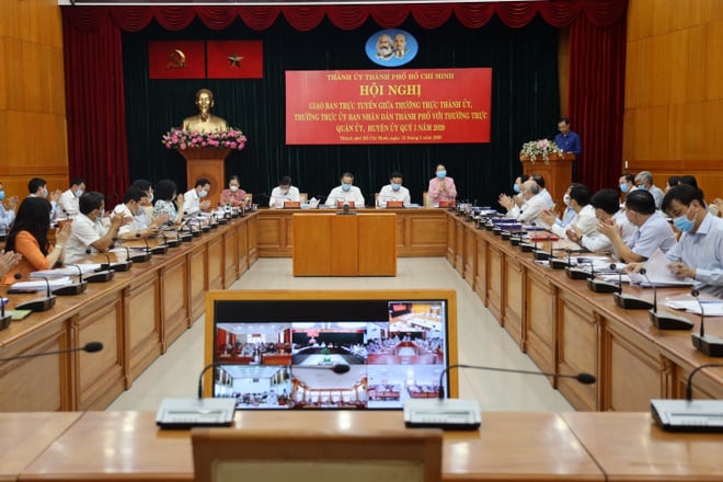 Hội nghị giao ban trực tuyến của TP. HCM quý 1/2020.