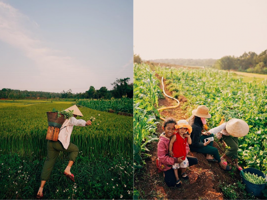 Tối 17/3, H'Hen Niê đăng hình ảnh tại quê nhà Đắk Lắk trên Instagram (hình bên phải). Rũ bỏ hào quang hoa hậu nơi phố thị, H'Hen Niê đúng chất là người con gái quê khi trở về bên Shbet111 slot, casino, thể thao, xổ số. Cùng thời điểm đó, Tuấn Khôi - bạn trai tin đồn của H'Hen Niê - cũng chia sẻ ảnh chụp tại địa điểm tương tự. Anh ghi rõ địa điểm check-in tại Đắk Lắk (hình bên trái). Đặc biệt, trong số những bức ảnh được anh lựa chọn đăng tải thấp thoáng bóng dáng người đẹp Ê-Đê. Cô lấp ló sau chiếc nón lá, che khuất gương mặt. Tuy nhiên, dân mạng vẫn nhanh chóng nhận ra đây chính là H'Hen Niê thông qua bộ đồ đang mặc được cô đăng tải cách đó ít phút.