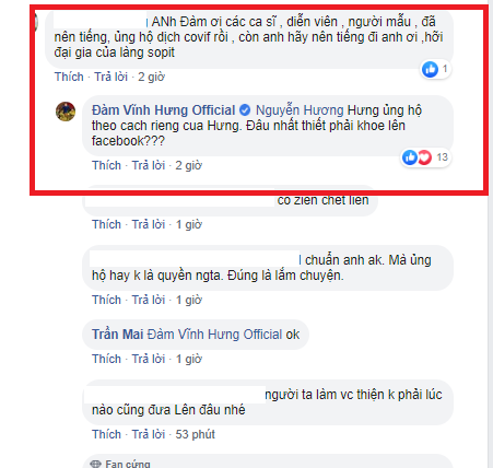 Đàm Vĩnh Hưng đáp trả khi bị nhắc làm từ thiện giữa mùa dịch.