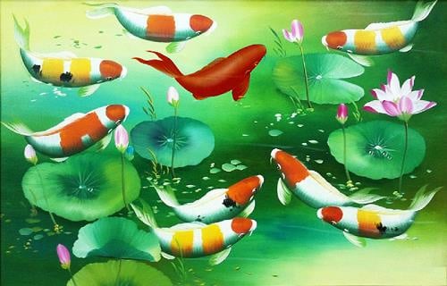 Treo tranh đánh thức thần tài hút lộc vào nhà