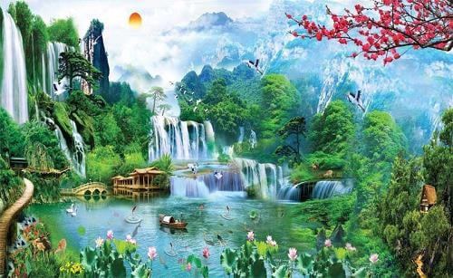 Treo tranh đánh thức thần tài