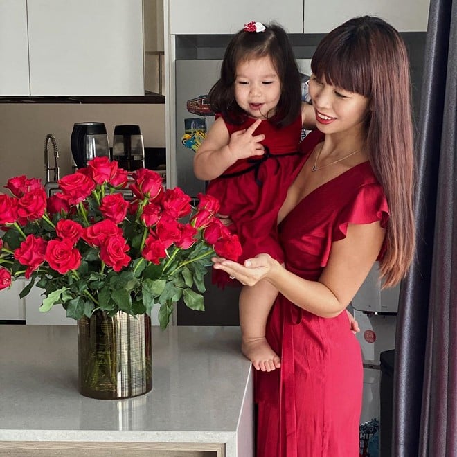 Hà Anh cho biết con gái thừa hưởng sự nhí nhố của mẹ.