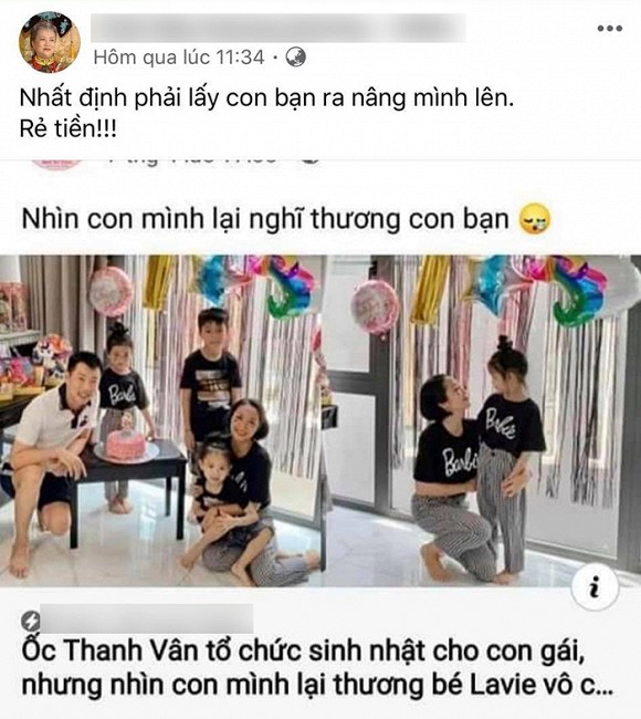 Nhiều bài viết xúc phạm đến Ốc Thanh Vân liên quan đến sự việc mẹ của Mai Phương khiến nữ diễn viên bức xúc.
