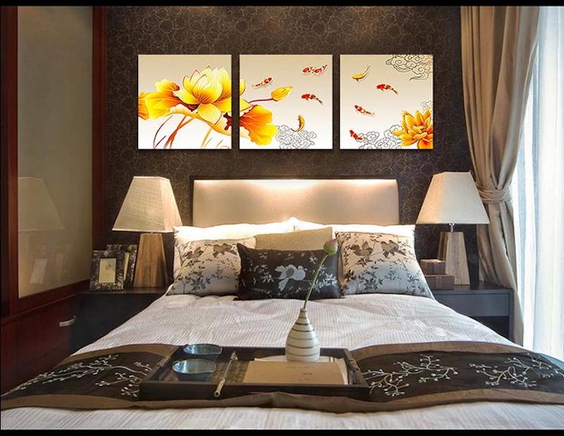 Treo tranh trong phòng ngủ đúng phong thủy