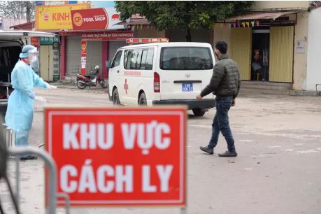 Thôn Hạ Lôi hiện đang được cách ly y tế.