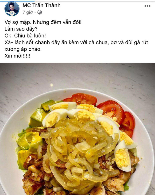 Giữa đêm, Trấn Thành khoe thành quả Shbet0099 cá cược trực tuyến mới, do “chiều vợ” nên nấu thôi nhé!