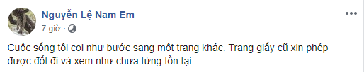 Nam Em xin quên đi quá khứ vào đúng ngày sinh nhật Trường Giang.