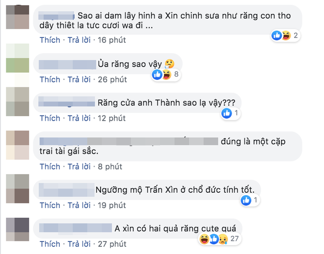 Rất nhiều fan hâm mộ đều tỏ ra thắc mắc vì hàm răng trông cứ là lạ của Trấn Thành.