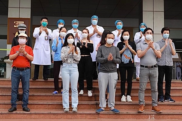 Các bệnh nhân được công bố khỏi bệnh trước đó.