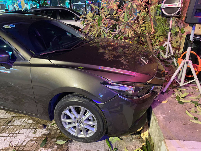 Hiện trường xảy ra vụ tai nạn.