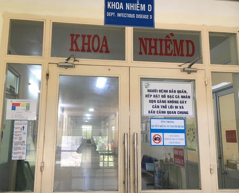 Khoa nhiễm D - Bệnh viện Bệnh Nhiệt đới TP. HCM, nơi đang điều trị cho bệnh nhân 91.