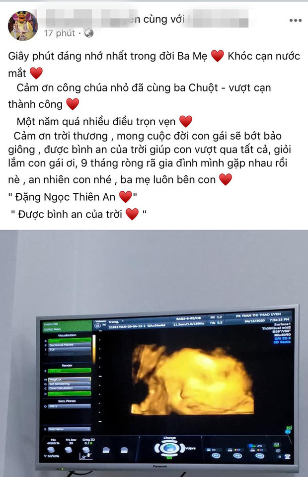Bài viết thông báo tin vui của Minh Anh.