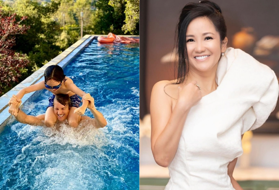 Mới đây, diva Hồng Nhung chia sẻ loạt khoảnh khắc hai nhóc tỳ đùa nghịch, bơi lội tại căn biệt thự mới ở Mỹ với một người đàn ông ngoại quốc, có vẻ hai bé rất thân thiết với người này. Đây cũng là lần đầu tiên Hồng Nhung công khai chia sẻ hình ảnh một người đàn ông ngoại quốc nên nhận được sự quan tâm lớn từ công chúng. Mặc dù không có bất cứ phản hồi gì về danh tính người này nhưng theo suy đoán của khán giả, rất có thể đây chính là bạn trai tin đồn mà cô ém kỹ bấy lâu nay.