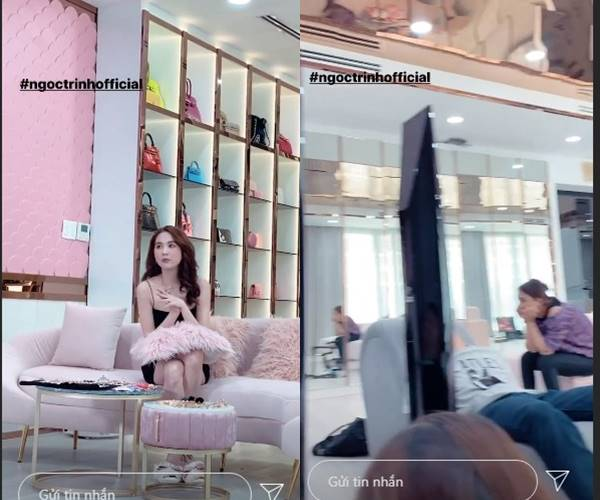 Trong đoạn clip hậu trường quay Vlog mới đây, vì bối cảnh là phòng ngủ của Ngọc Trinh nên nhiều khán giả đã phát hiện ra chi tiết rất đáng nghi vấn. Ngoài ê-kíp quay vlog còn có thêm sự xuất hiện của một người con trai đang nằm ngủ trên chiếc ghế tình yêu. Nhiều người khẳng định đây chính là bạn trai trẻ tuổi mà Ngọc Trinh đang bí mật hẹn hò. Tuy nhiên, đăng clip thì ắt hẳn Ngọc Trinh phải xem trước, vì vậy một số ý kiến cho rằng cô không thể để lộ danh tính bạn trai một cách dễ dàng như vậy. Có thể người này chỉ là bạn bè hoặc một người nào đó trong ê-kíp.