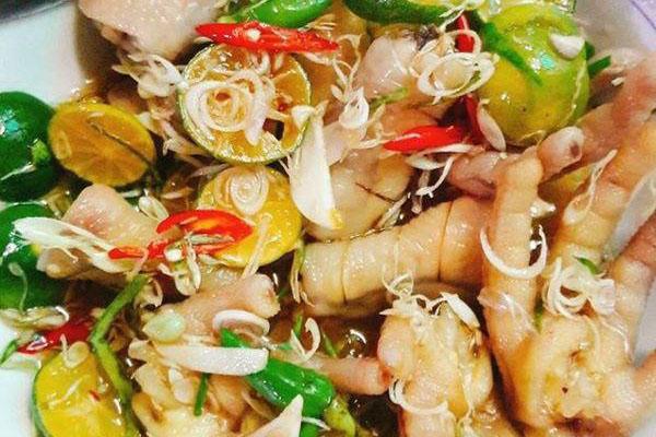 Chân gà ngâm giấm thơm ngon hết sạch mùi hôi