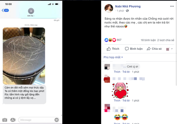 Mới đây, Trường Giang đã phải lên tiếng than thở về Shbet16 chơi game trực tuyến hôn nhân, tiện thể nhắc nhẹ những ai đang có ý định lấy vợ. Nam diễn viên hài gửi những sợi tóc bạc đến Nhã Phương, kèm lời nhắn: 