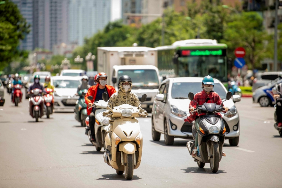 Miền Bắc đón đợt nắng nóng gay gắt. Ảnh minh họa.