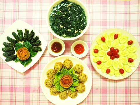 Mâm cơm 50 nghìn hấp dẫn