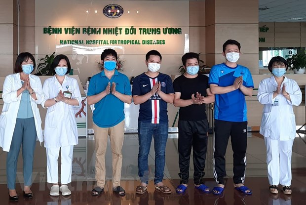 Thêm 3 bệnh nhân được công bố khỏi Covid-19 trong sáng ngày 5/6 (Ảnh: Vietnamplus)