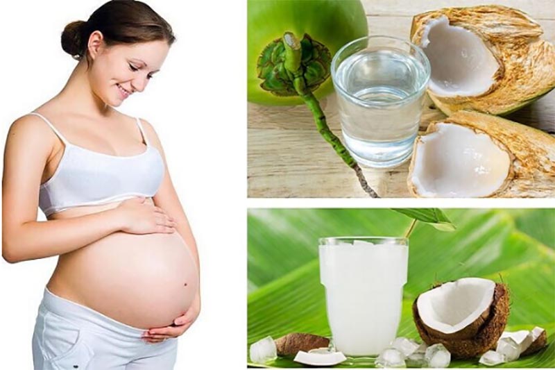 Mẹ bầu uống nước dừa sai cách
