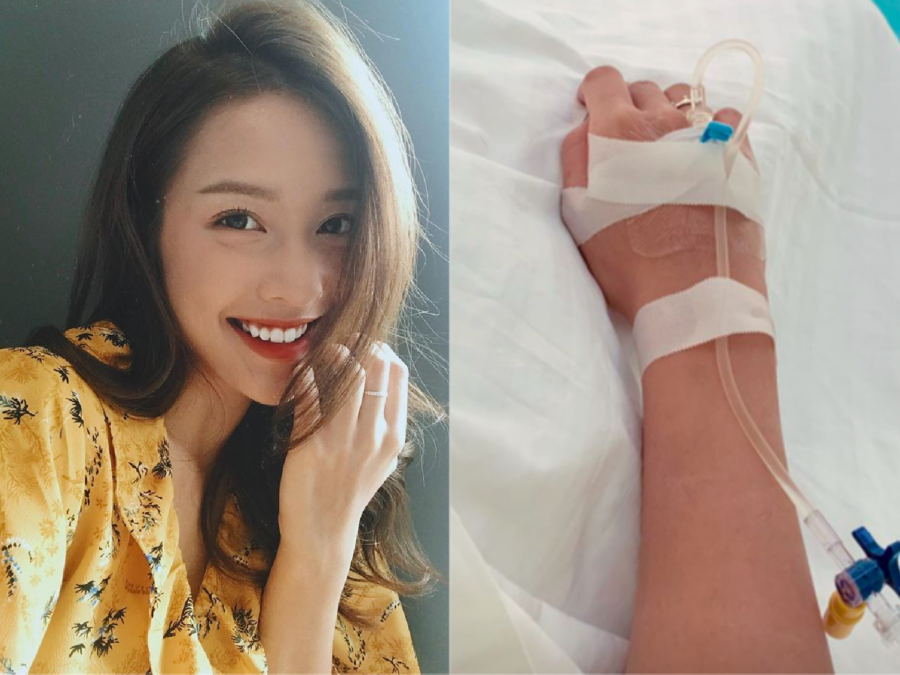 Mới đây, hình ảnh Khả Ngân bất ngờ nhập viện truyền nước khiến fan hâm mộ lo lắng. Nhận được sự quan tâm đặc biệt của khán giả, Khả Ngân nhanh chóng lên tiếng đính chính, cô cho biết bản thân vừa bị dị ứng thuốc, tuy nhiên hiện tại tình hình sức khoẻ đã ổn định hơn sau khi được khám bệnh. Lời đính chính của Khả Ngân phần nào xoa dịu nỗi lo lắng của đông đảo các fan, ai nấy đều gửi đến cô lời khuyên nên chú ý hơn trong việc chăm sóc và bảo vệ sức khoẻ.
