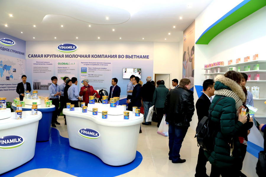 Từ năm 2015, Vinamilk đã tiến hành các hoạt động giới thiệu sản phẩm, xúc tiến thương mại tại Nga