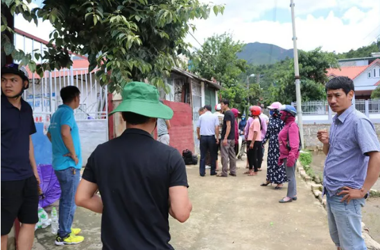 Ngôi nhà nơi của ông Lực, nơi bắt nguồn án mạng (Ảnh Dân Việt)