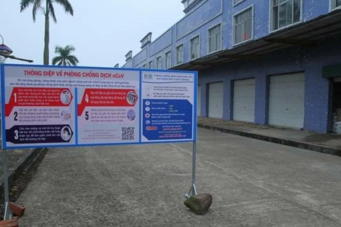 Khu cách ly tập trung Centre Way trên địa bàn tỉnh Quảng Ninh đang thực hiện cách ly khoảng 50 công dân (Tiền Phong)
