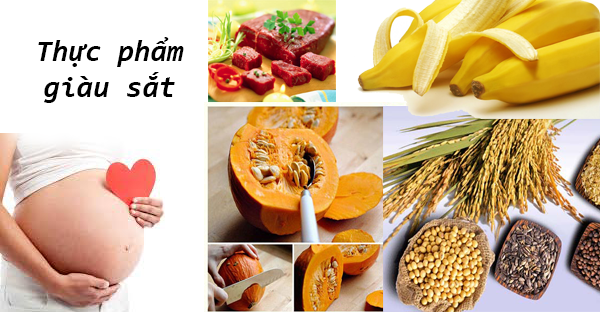 Thực phẩm giàu sắt cho mẹ bầu