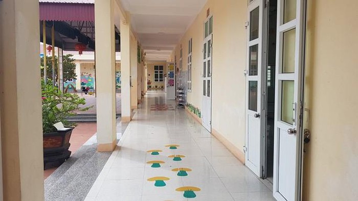 Lớp học nơi xảy ra sự cố  (Ảnh: Người Lao Động)