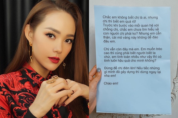 Vừa qua, thông tin ca sĩ Minh Hằng nhận được bức thư nặc danh gửi đến tận nhà tố cáo cô đi giật chồng và 'đào mỏ' nhận được sự quan tâm lớn. Trong khi bạn bè và người hâm mộ của Minh Hằng đang hoang mang tột độ không hiểu chuyện gì đang xảy ra thì nữ ca sĩ đã chính thức lên tiếng. Tại cuộc họp báo web drama Kẻ săn tin vào chiều 26/6, Minh Hằng cho biết đây chỉ là trò đùa bất ngờ của ekip muốn cô phần nào hiểu hơn về công việc sắp tới.