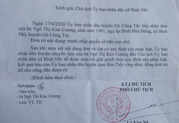 Tranh chấp quyền sở hữu nuôi chó đang làm khó chính quyền tại Gò Công Tây (Ảnh: LDO)    