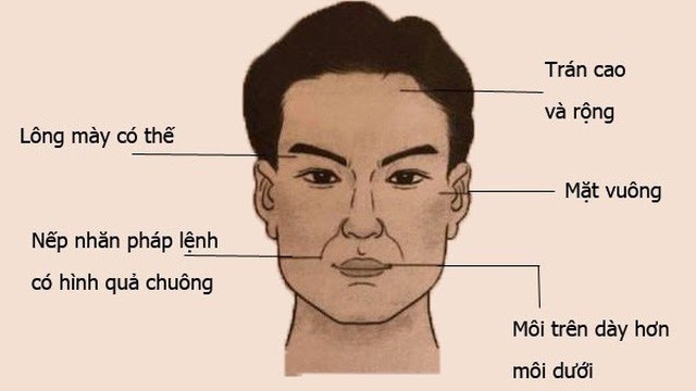 Trán bừng sáng bạn sắp phát tài