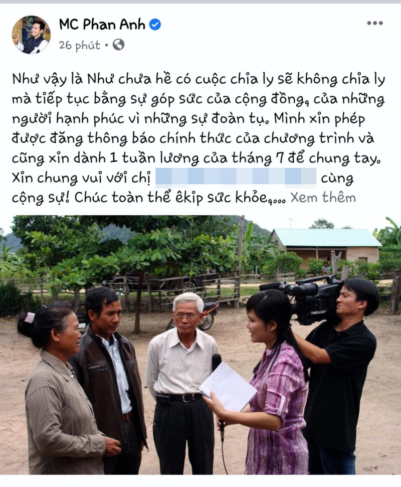 Mới đây, chương trình 