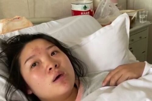 Sản phụ Chen không hay biết con mình bị bắt cóc