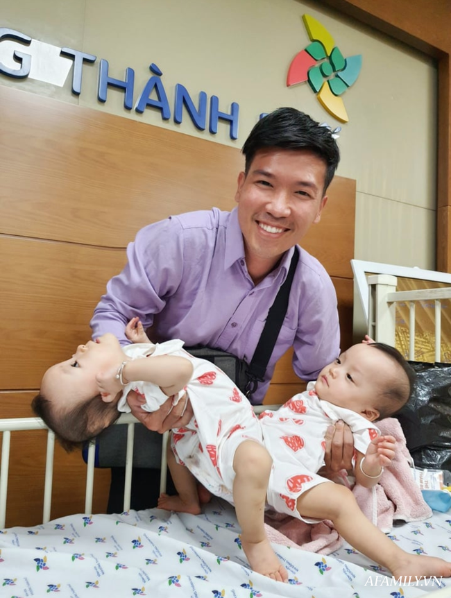 Dự kiến 2 cháu bé sẽ được tiến hành tách mổ vào ngày 15/7 