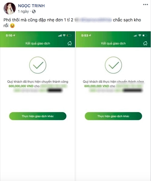Mới đây, “nữ hoàng nội y” Ngọc Trinh lại khiến fan bất ngờ khi công khai doanh thu công ty cô kiếm được 1,2 tỷ một ngày giữa ồn ào kiện tụng hàng xóm xâm phạm quyền riêng tư. Được biết đây không phải lần đầu người đẹp gốc Trà Vinh 