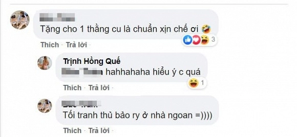 Mới đây, trên trang cá nhân, Hồng Quế đăng tải dòng trạng thái ẩn ý “nối lại tình xưa” với chồng cũ: “Mặc dù sinh nhật anh nhà đã qua nhưng vì bận quá nên em quên luôn sinh nhật bố Ry, nên là bây giờ muốn chuộc lỗi thì nên mua gì và chuẩn bị gì bây giờ mọi người nhỉ!