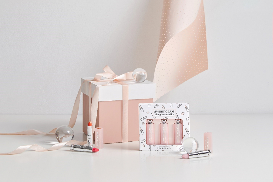 Bộ son dưỡng Secret Key Sweet Glam Tint Glow Mini Kit