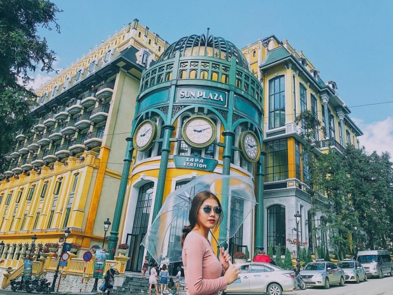 Tòa nhà Sun Plaza nơi các bạn trẻ thường check in. Ảnh internet