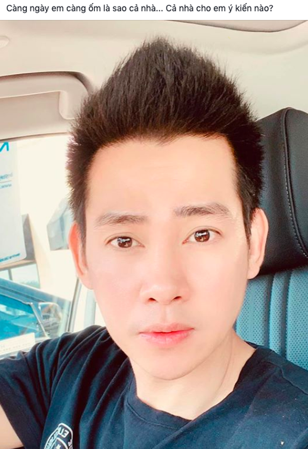 Mới đây, Phùng Ngọc Huy thu hút đông đảo sự chú ý của khán giả khi chia sẻ hình ảnh diện mạo mới, cắt tóc húi cua nhưng gương mặt thì mệt mỏi, gầy đi rõ rệt. Anh cũng thừa nhận điều này: 