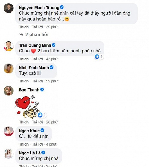 Ai nấy đều vui mừng khi Kiều Anh đã tìm được người đàn ông làm chỗ dựa cho cuộc đời mình.