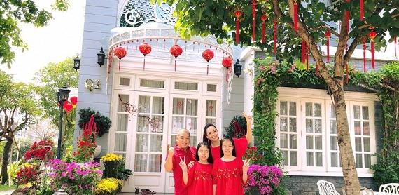 Căn biệt thự được xây dựng sau nhiều năm nỗ lực của hai vợ chồng Thúy Hạnh