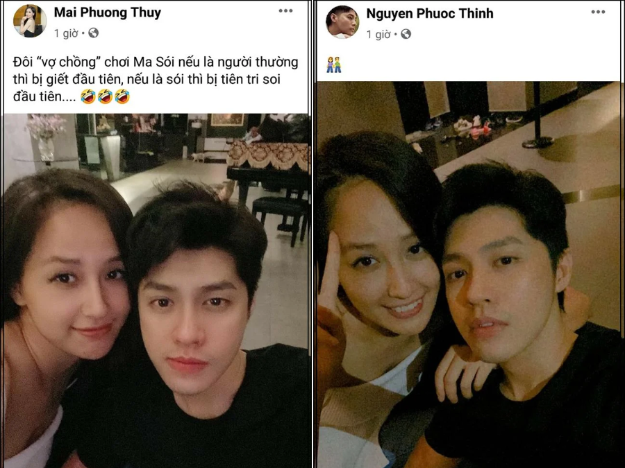 Mới đây, vào lúc 2h sáng 14/8, Mai Phương Thúy và Noo Phước Thịnh bất ngờ 