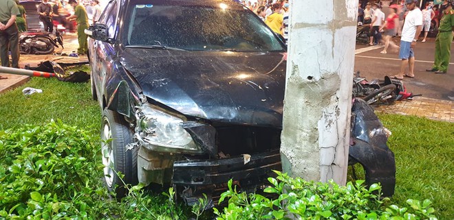 Chiếc xe gây ra tai nạn.